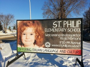 Edmonton School Portable Signs